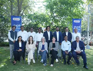 Group of managers and employees at Hoskote in Bangalore, India