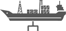 Offshore platform on a boat picto